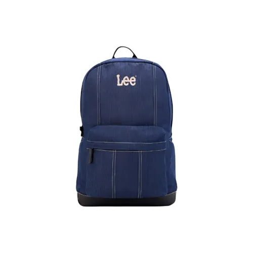 Lee Ткань Ноутбук Сумка Рюкзак Обычный Унисекс Темно-синий деним Синий