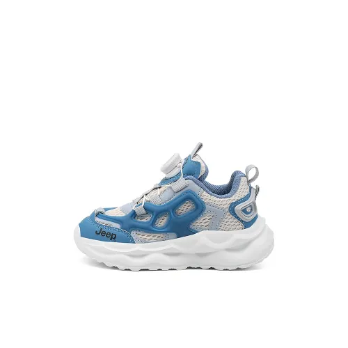 JEEP Износостойкий Дышащий Легкий Амортизация Низкий Топ Детская Беговая Обувь Легенда Синий Детский