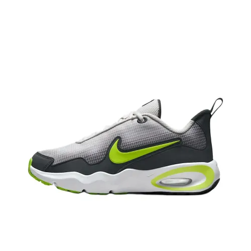 Nike Амортизация и Дышащий Низкий Топ KIDS Lifestyle Shoes Серый Желтый