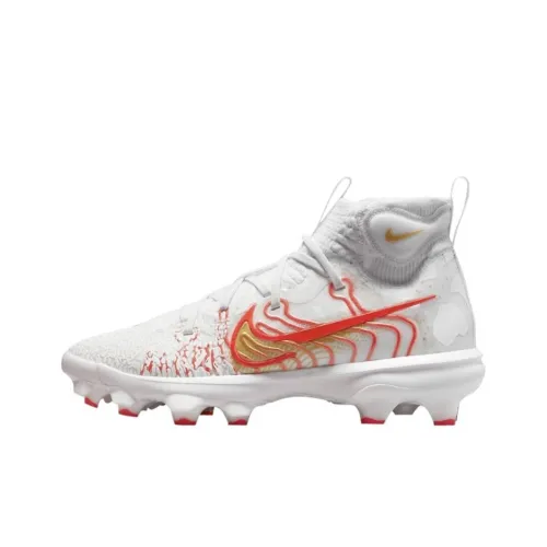 nike Alpha Huarache NXT Slip-resistant Abrasion-resistant High Top Training Shoes Men's White nike Alpha Huarache NXT Противоскользящие Устойчивые к истиранию Высокие Кроссовки для тренировок Мужские Белые