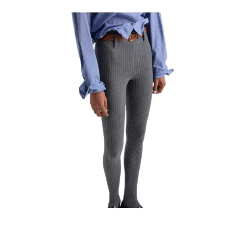 PRADA Колготки Женские Сланцево-Серый