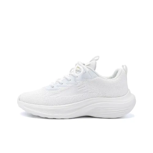 HUANQIU Дышащий Легкий Увеличение Высоты Низкий Топ Повседневный Бег на длинные дистанции Спринт Беговые кроссовки Женские