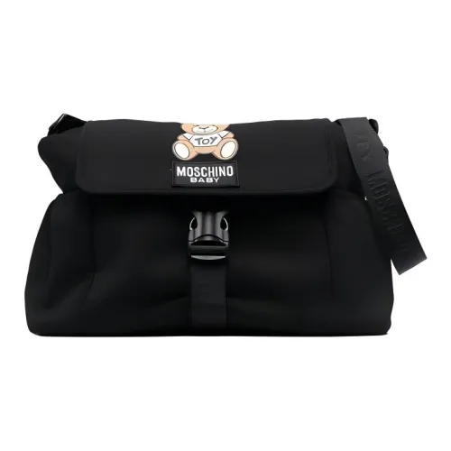 MOSCHINO Полиэстер Клатч Женский Черный