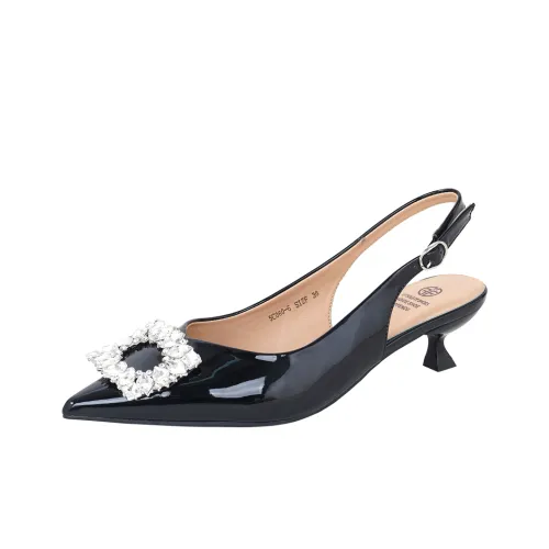 GUDIANFENGDU Узкий каблук Высокие каблуки 4,5 см Женские