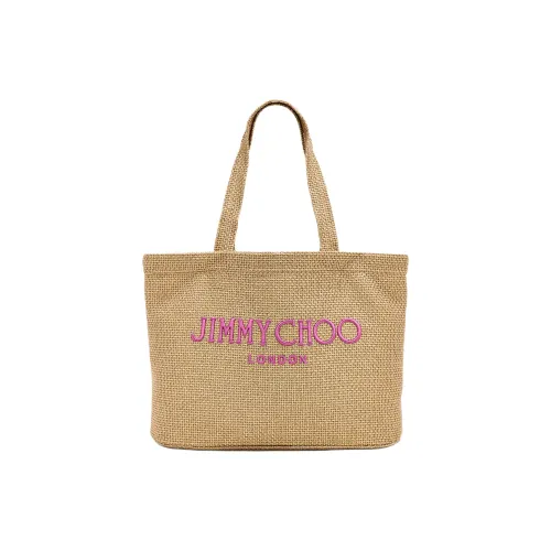 Jimmy Choo Кожа Тоут Сумка Сумка для покупок Сумка Сумка через плечо Женская Золотая