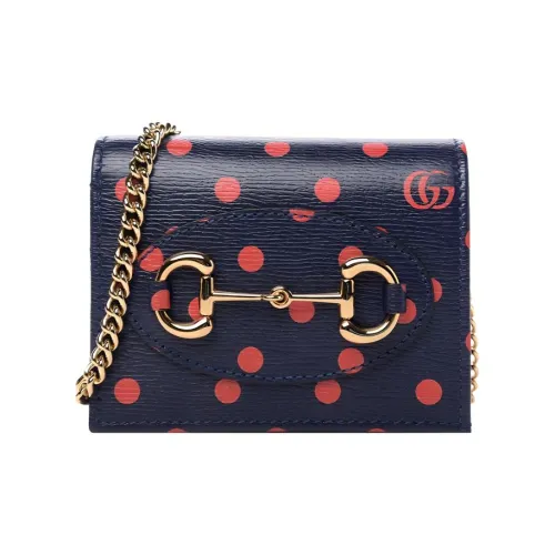 GUCCI Horsebit 1955 Корова Кожа Одно Плечо Ручная Сумка Сумка через плечо Стандартная Женская Темно-синий