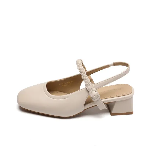 ZHR Грубый каблук Высокие каблуки 4CM Женские