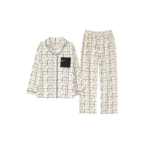 Пижамный комплект Cotton Gene женский белый