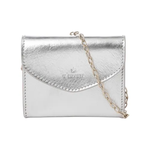 Il Bisonte Кожа Держатель для карт Унисекс Серебряный