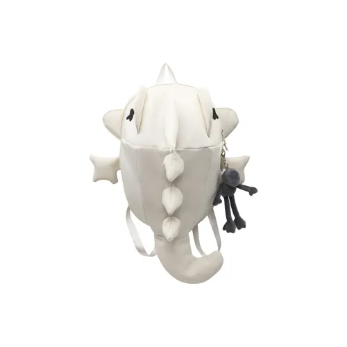 HCXK Nylon Backpack Unisex White Black Gray HCXK Нейлоновый рюкзак унисекс белый черный серый