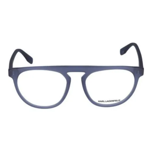 KARL LAGERFELD Пластик Нерегулярная форма Оправы для очков Мужской Синий