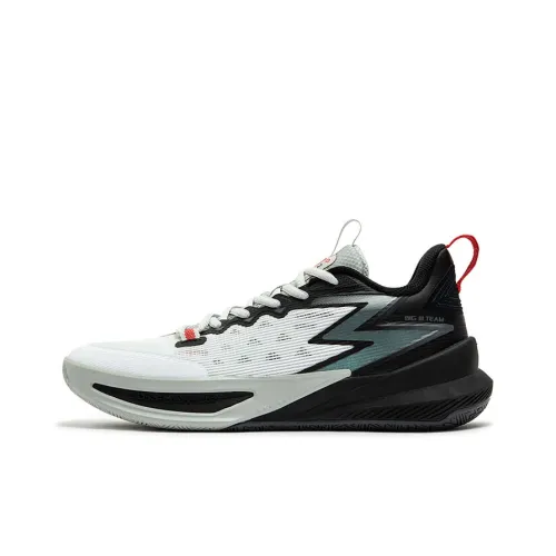 361° Штаны устойчивые к истиранию легкие низкий топ баскетбольные кроссовки мужской белый черный