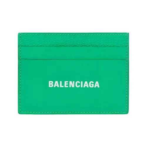 Balenciaga Cash Cow Кожа Держатель для карт Держатель для карт Унисекс Ярко-зеленый