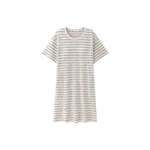 Qin Jing Ночная сорочка Женская Светло-серая