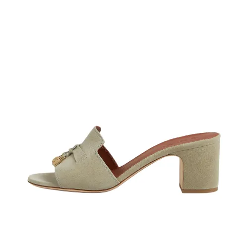Loro Piana Слипоны Зеленые Женские