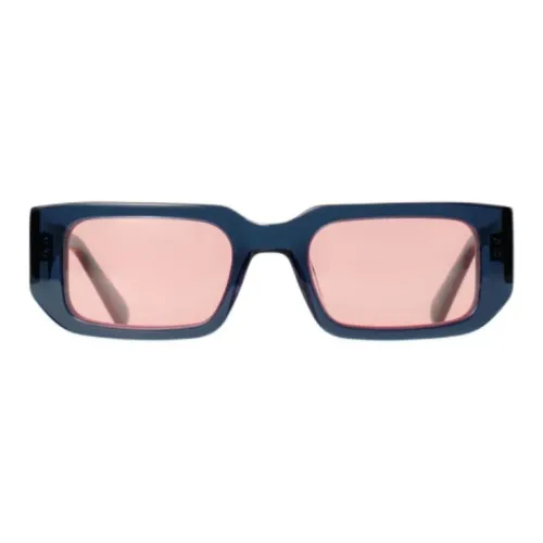 COS Прямоугольные Солнцезащитные очки Унисекс Темно-синий
