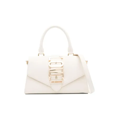 LOVE MOSCHINO Полиуретан Сумка через плечо Сумка Женская Светлый Бежевый