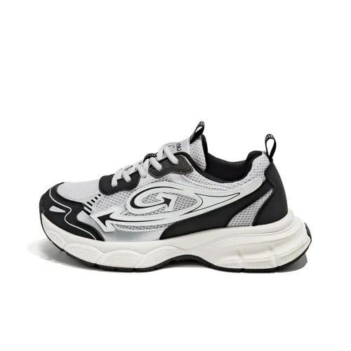 HUANQIU Износостойкий Дышащий Легкий Низкий Топ Кроссовки для бега Мужские Серый Черный