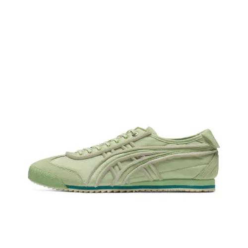 Onitsuka Tiger MEXICO 66 Slip Устойчивый к истиранию Низкий Топ Casual Унисекс Зеленый