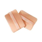 Квадратный флок, розовый, 4 штуки: 3 сумки