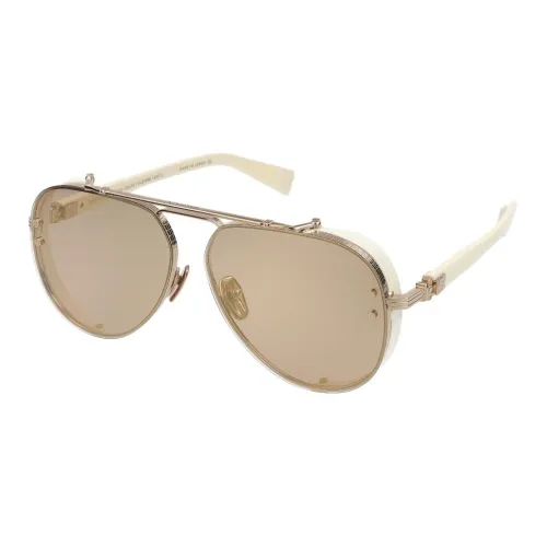 BALMAIN Aviator Солнцезащитные очки Мужские Золотые