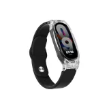 Чёрный - Обратная пряжка, силиконовый ремешок