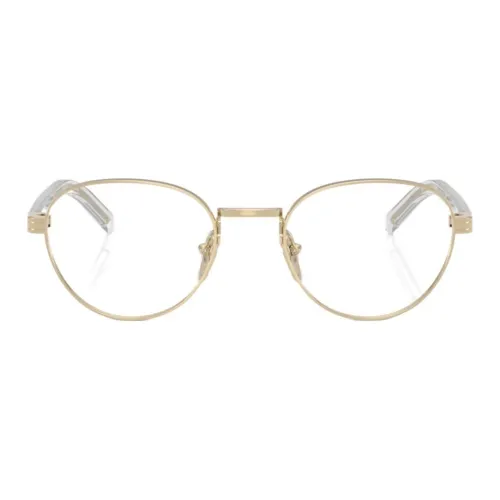 PRADA Металл Нерегулярная форма Оправы для очков Женские Золото