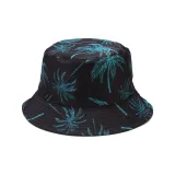 Чёрный, кокосовая пальма, синий