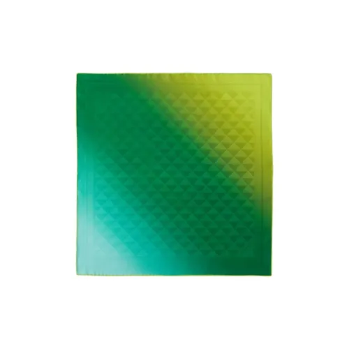 PRADA Шелковые шарфы Женские Лимон Зеленый