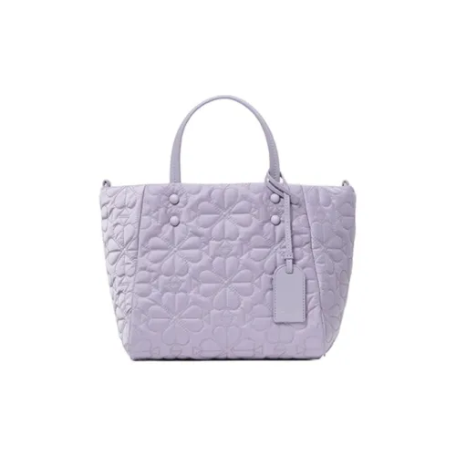 Kate Spade Ткань Тоут Сумка Сумка для покупок Сумка через плечо Сумка Маленькая Женская Туманный Сиреневый