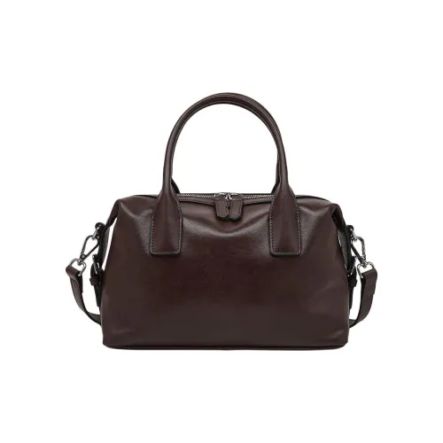 Old Man's Head Сумка через плечо из коровьей кожи обычная женская кофейно-коричневая черная