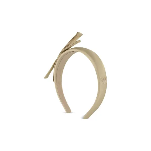 EMPORIO ARMANI Ткань Ободки для волос Детский Золотой