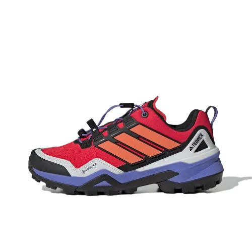 adidas Terrex Skychaser Slip Resistant Abrasion Resistant Низкий Топ Походная обувь Женская Красная