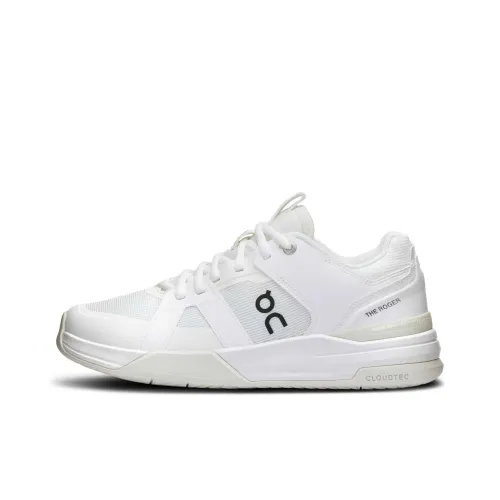 On Low Топ Теннисные Кроссовки Женские Ледяной Белый