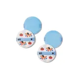 Пухнастый Короткий Флис Розовый - Круглый 4 шт