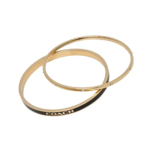 COACH Латунь Браслеты Женские Черное Золото