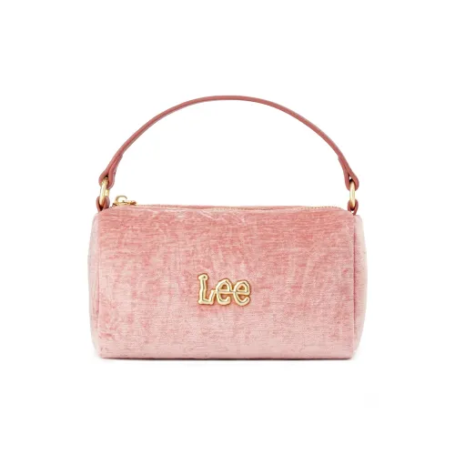 Ли совместный бренд модель Велюр Сумка Мини Женская Розовая