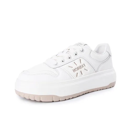 Spider King Low Топ Скейтборд Кроссовки Женские Белые