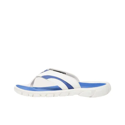 Oakley Резина Подошва Quiet Шлепанцы Унисекс Белый Синий