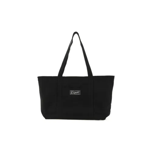 RAF SIMONS 100% хлопковый холст Тоут Сумка Сумка Сумка через плечо Мужская Черная