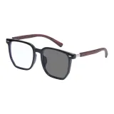 Глянцевый черный с текстурой дерева [Фотохромный серый]