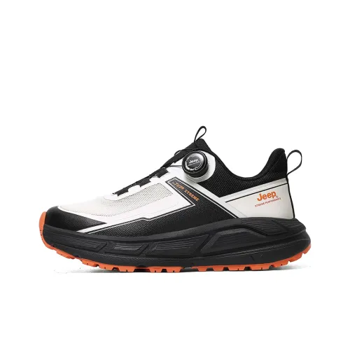 JEEP Низкий топ походная обувь унисекс бежево-оранжевый