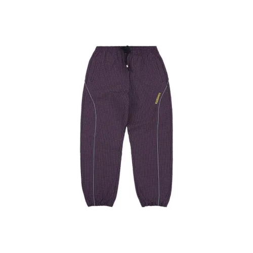 PLEASURES SS25 Вязаные Спортивные Штаны Мужские Фиолетовые