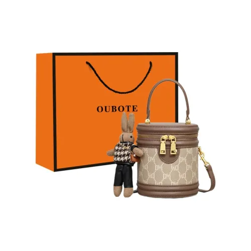 OUBOTE Сумка-ведро из синтетической кожи стандартная женская цвет хаки