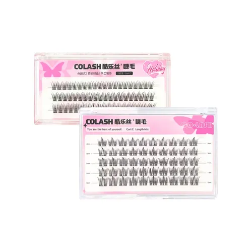 KULESI Русалка + Широкий Русалка Ласточкин хвост Накладные ресницы Естественный Увеличение Длина Стиль