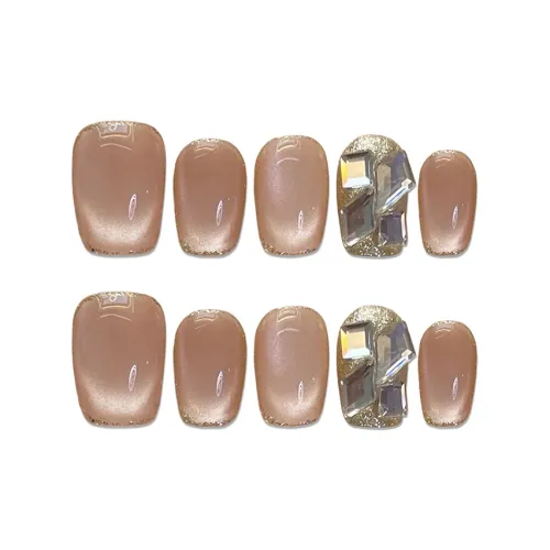 SHANGSHIQIN Мягкий Модный Элегантный Укороченный Кристалл Nail Art 15 мм Короткий ЛАДДЕР Мягкий Однотонный