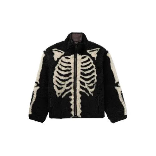 Капитал Вельвет Фелл Пальто Мужской Черный