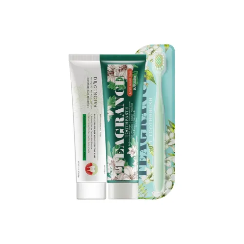 Наборы для ухода за полостью рта с двухсторонней активацией свежестью дыхания чисткой и удалением пятен 120 г + 120 г + зубная щетка мята