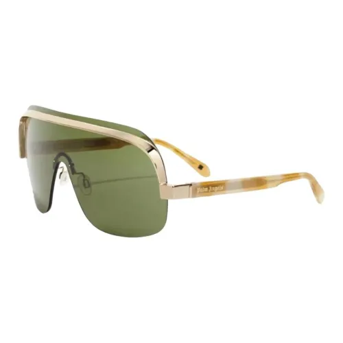 PALM ANGELS Металл Ацетат Полиамид Нерегулярная форма Солнцезащитные очки Мужской Коричневый