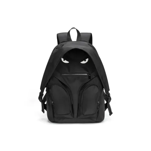 L M Oxford Рюкзак Стандартный Унисекс Черный Оливково-зеленый